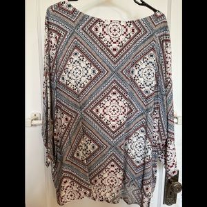 J Jill boho chic shirt